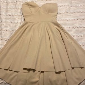 Nude cocktail/wedding dress